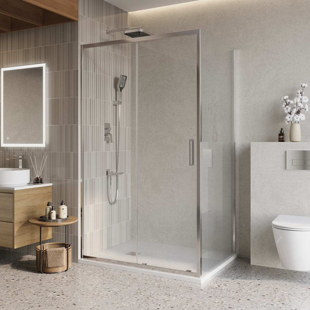 Душевой уголок BelBagno Luce LUCE-AH-1-120/100-C-Cr 120х100 профиль хром, стекло прозрачное, LUCE-AH-1-120/100-C-Cr
Душевой уголок BelBagno Luce LUCE-AH-1-120/100-C-Cr 120х100 профиль хром, стекло прозрачное, LUCE-AH-1-120/100-C-Cr