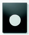 Кнопка смыва TECE Loop Urinal 9242656 черное стекло, кнопка хром - превью 2