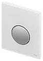 Кнопка смыва TECE Loop Urinal 9242660 белое стекло, кнопка хром - превью 2