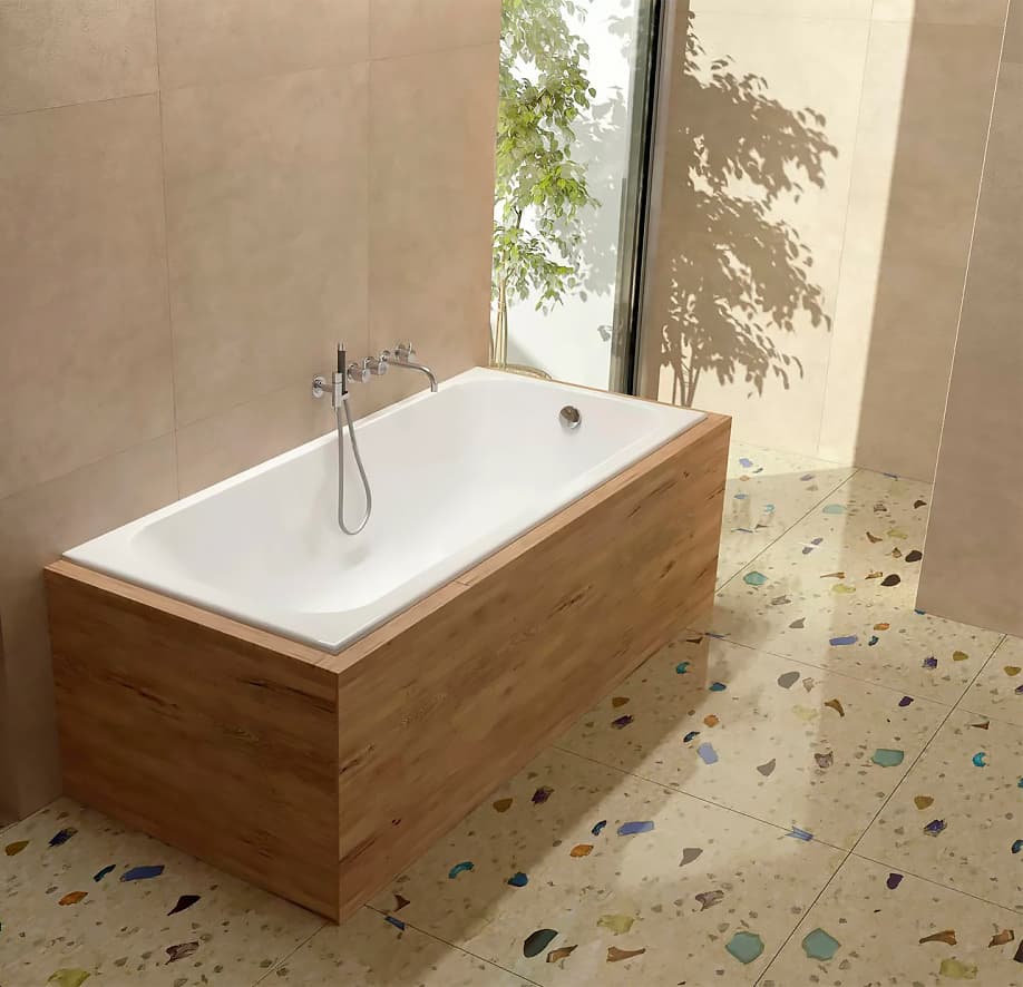 Чугунная ванна Wotte Line 150x70 см