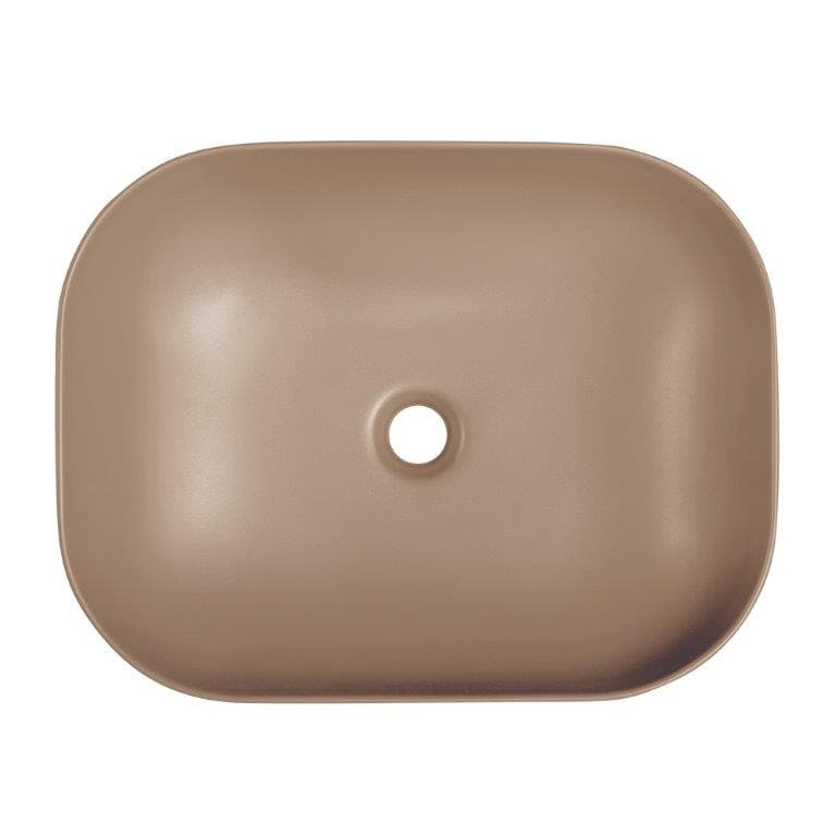 Раковина BelBagno BB1302-H316 накладная 50х40 см, бежевая матовая