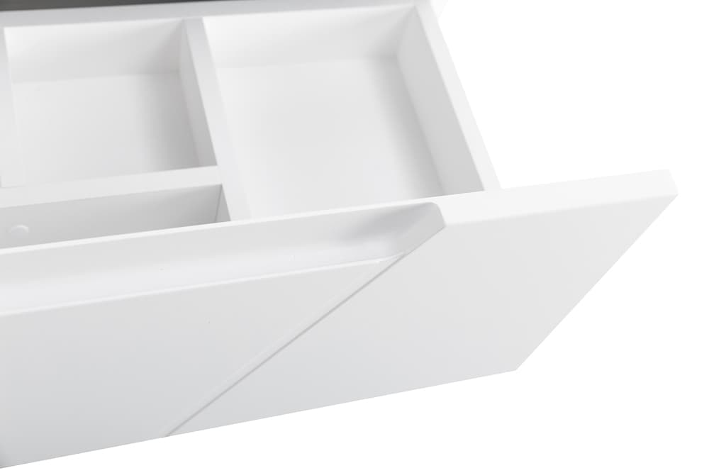 Мебель для ванной BelBagno Vittoria 80 подвесная, 2 ящика, Bianco Opaco (раковина BB800/450-LV-ART-AST-NERO)