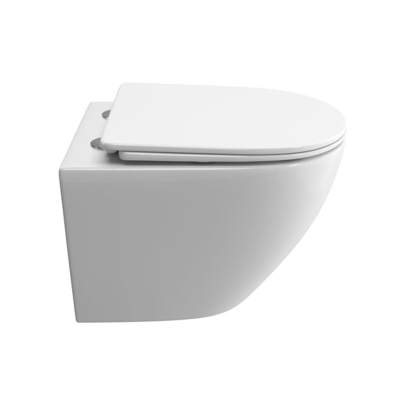 Унитаз подвесной BelBagno Uno-Tor BB5177CH-TOR/SC безободковый с сиденьем, с микролифтом