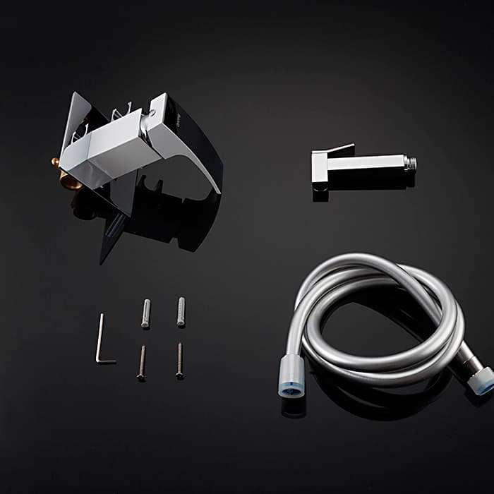 Гигиенический душ Gappo G7207-8 со смесителем, белый/хром
