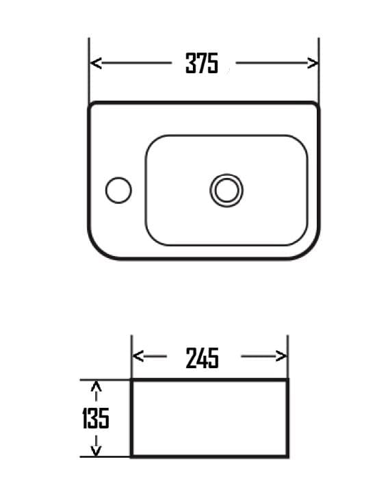 Рукомойник AQUAme AQM5006L