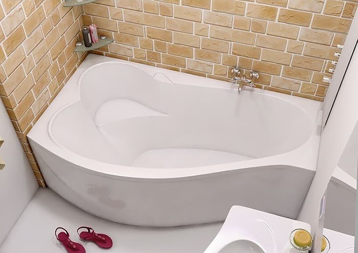 Акриловая ванна 1MarKa Gracia 150x95 см L