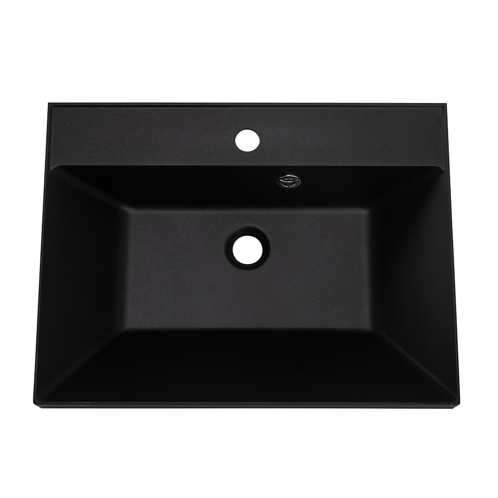 Мебельная раковина BelBagno BB600/450-LV-ART-AST-NERO 60х45 черный матовый