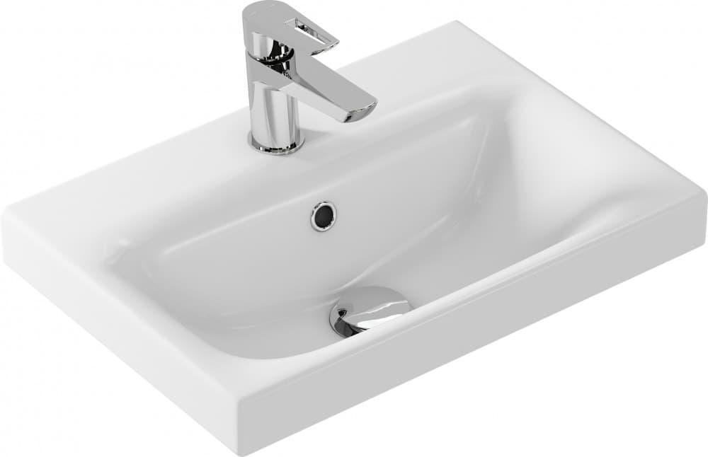 Тумба с раковиной Cersanit Moduo slim 50