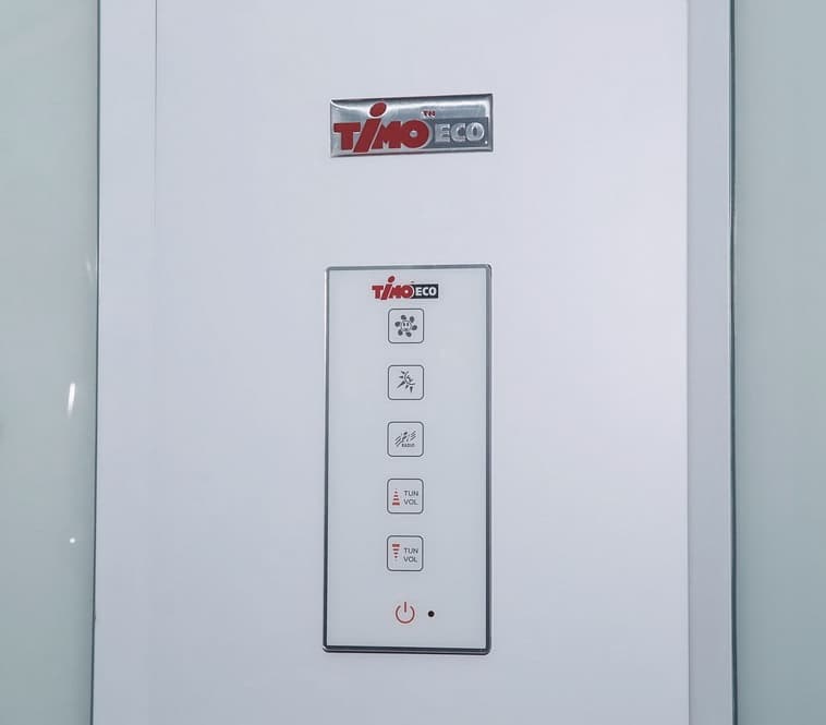 Душевая кабина Timo Eco TE-0790 90x90см (с гидромассажем)