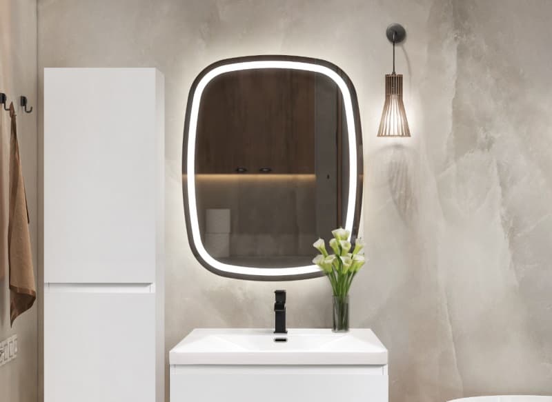 Зеркало Cezares Molveno 110х80 c подсветкой и датчиком движения