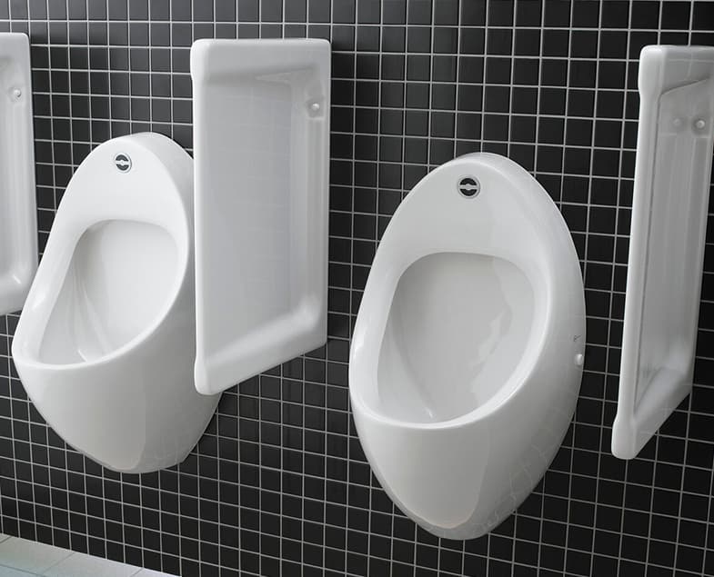 Писсуар VitrA Arkitekt 4106B003-5598 с сенсорным смывом, питание от сети