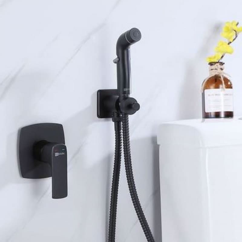 Гигиенический душ Lemark Ursus LM7219BL с внутренней частью, черный
