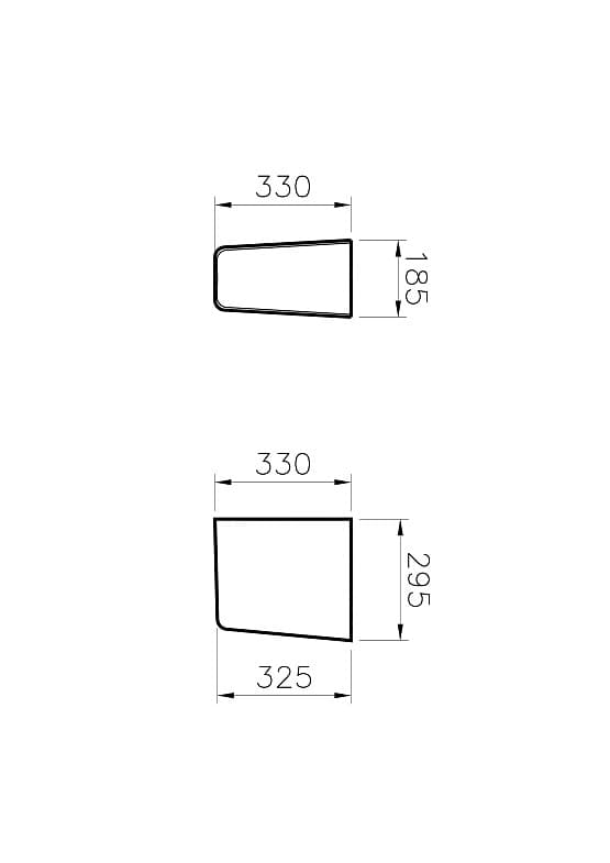 Раковина VitrA S20 5503B003-0001 60 см с полупьедесталом