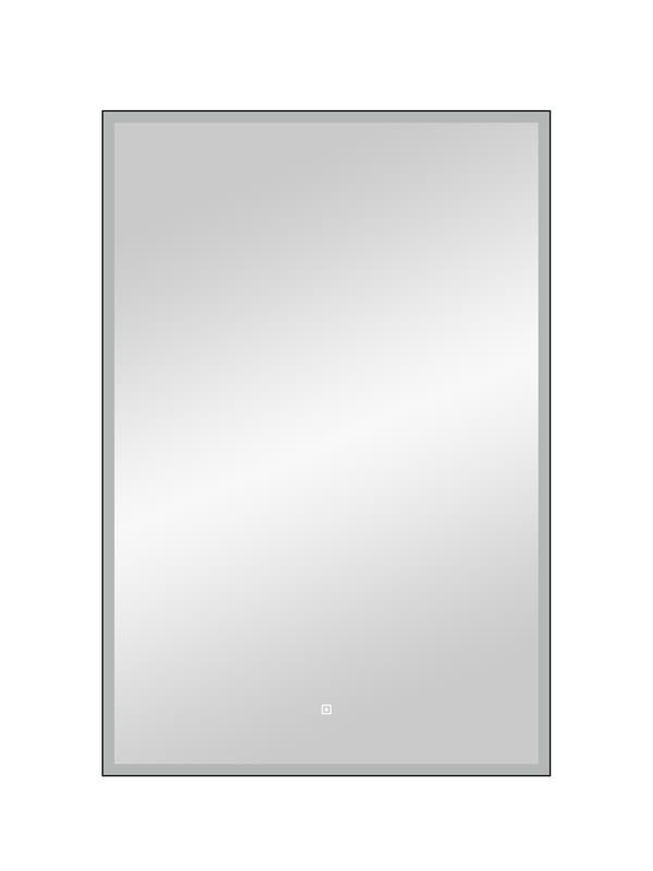 Зеркало Континент Frame Black ЗЛП2616 70х100 см