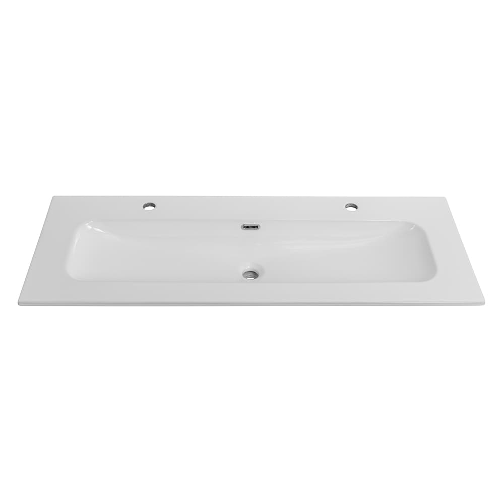 Мебельная раковина Cezares Eco CZR-8073-120-1-2 121х46 белый