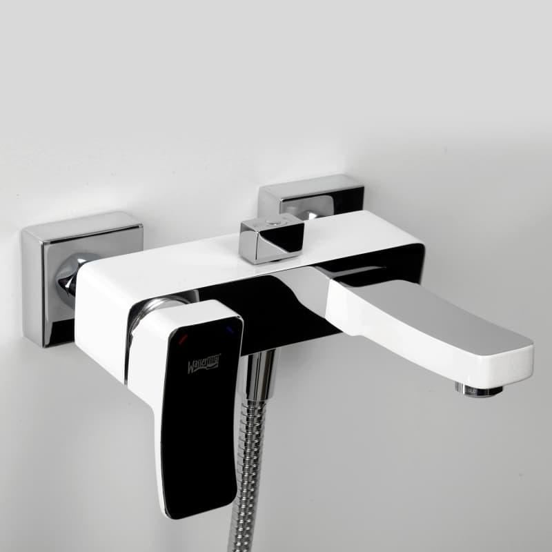 Смеситель WasserKRAFT Aller 1061WHITE для ванны с душем