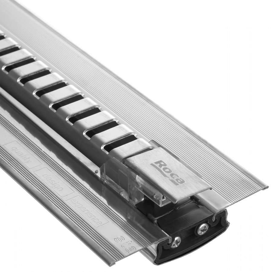 Душевой трап Roca Flow Slim ZRU9307714 80 см, перфорированная решетка, хром