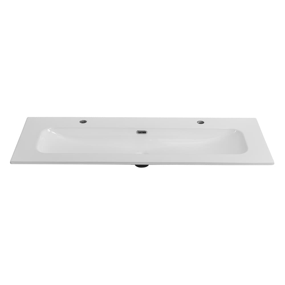 Мебельная раковина Cezares Eco CZR-8073-120-1-2 121х46 белый