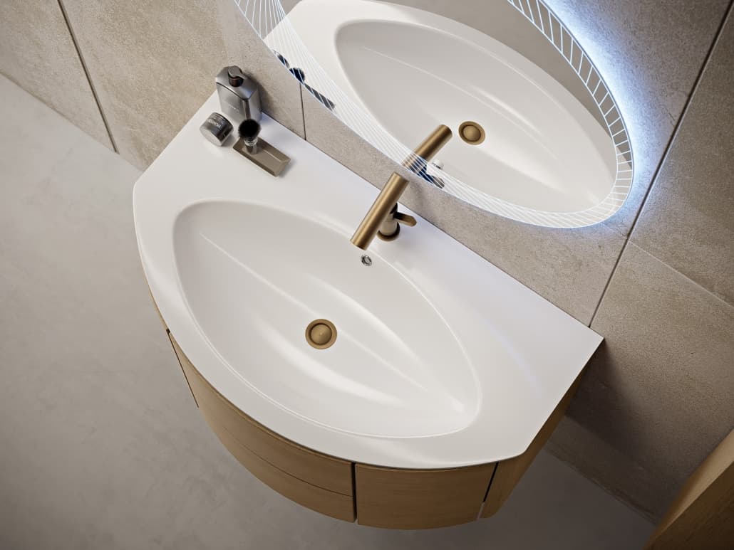 Зеркало Cezares 45053 D80 с LED-подсветкой