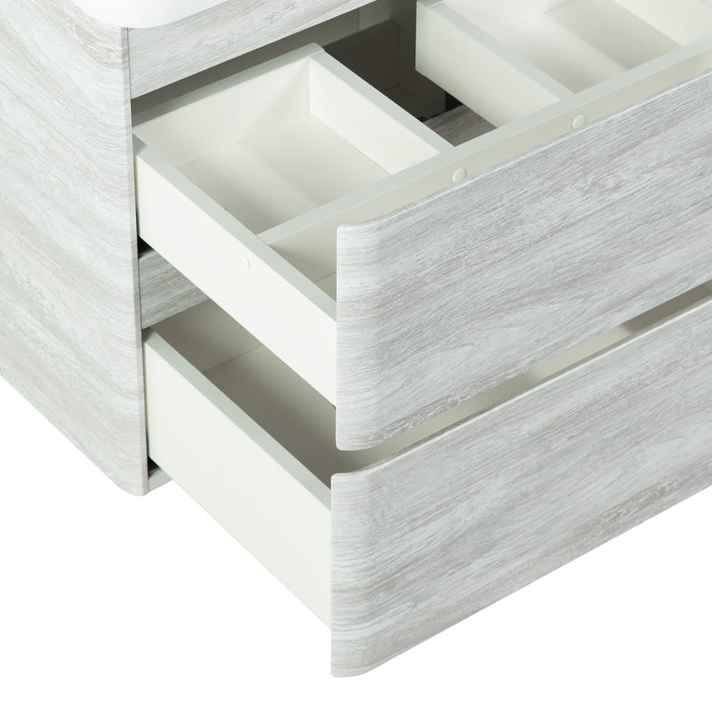 Мебель для ванной BelBagno Albano-Cer 105 подвесная, Rovere Vintage Bianco