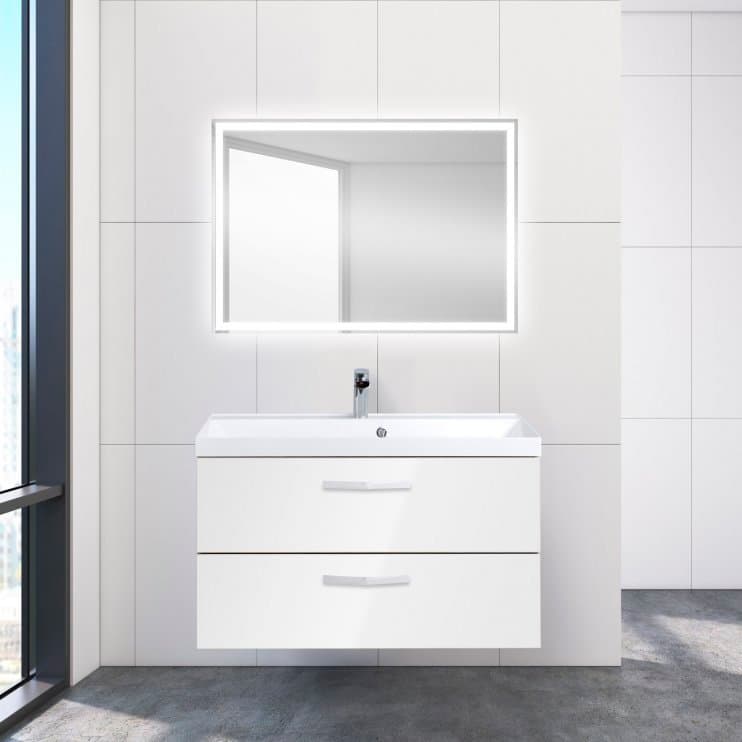 Мебель для ванной BelBagno Aurora 90 bianco lucido