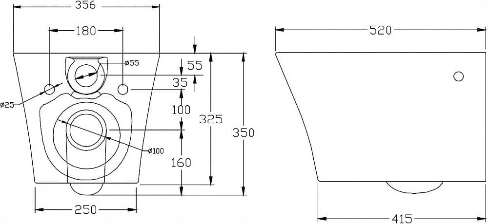 Унитаз подвесной BelBagno Flay-R BB506CH
