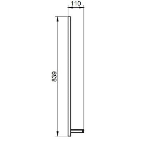 Зеркало ASB-Woodline Кастелло 100 бежевый