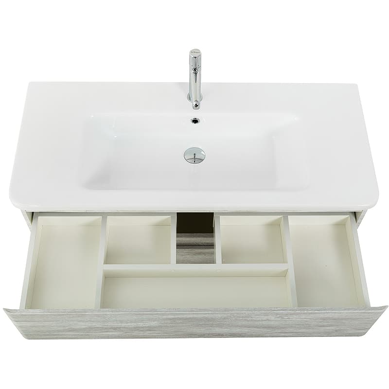 Мебель для ванной BelBagno Albano-Cer 105 подвесная, Rovere Vintage Bianco
