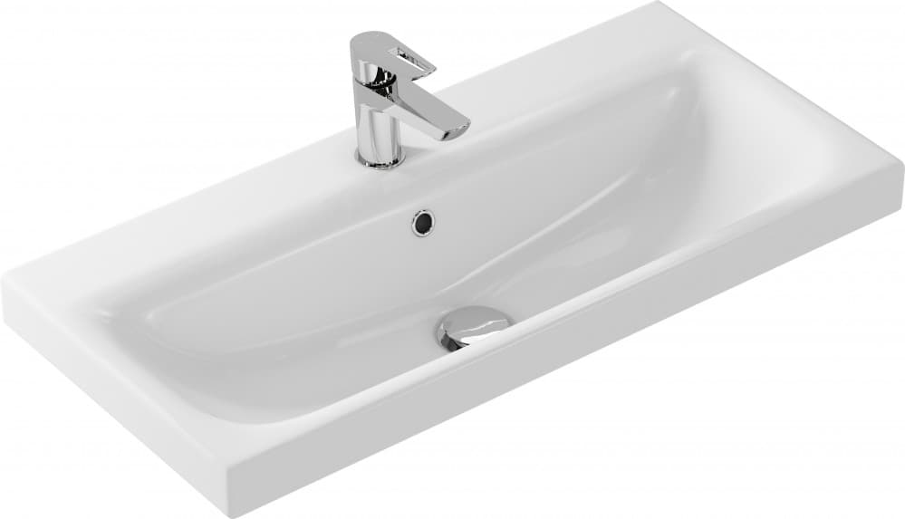 Тумба с раковиной Cersanit Moduo slim 80
