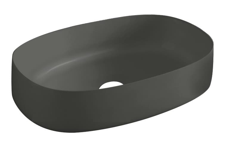 Раковина ArtCeram Cognac COL003 55х35 см, черный матовый