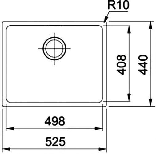 Мойка кухонная Franke SIRIUS SID 110-50 125.0443.352, полярная белая