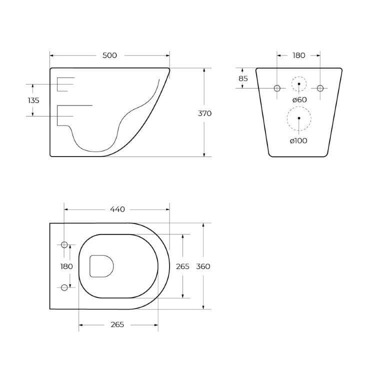 Унитаз подвесной BelBagno Sfera-Tor BB046CH-TOR