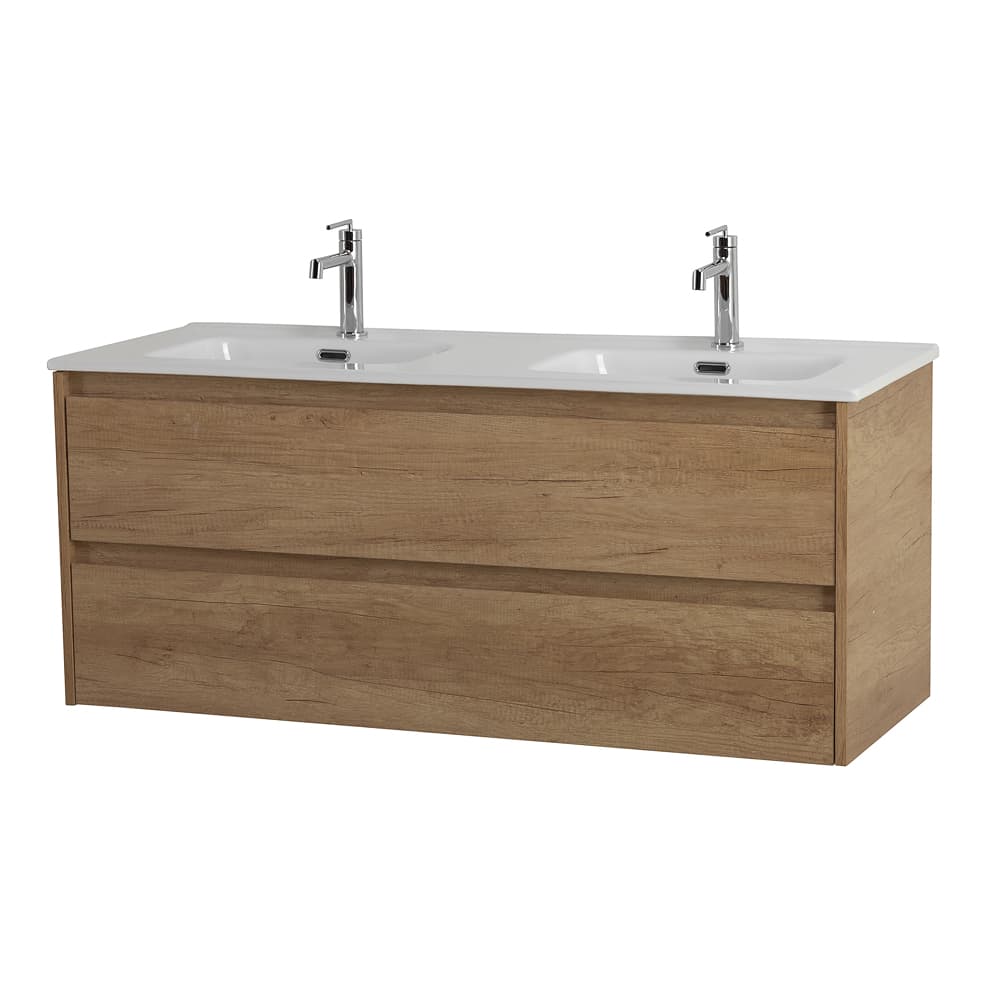 Тумба с раковиной Belbagno Kraft 120 подвесная, Rovere Nebrasca Nature