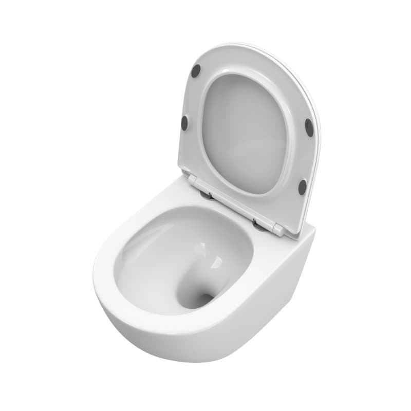 Унитаз подвесной BelBagno Uno-Tor BB5177CH-TOR/SC безободковый с сиденьем, с микролифтом