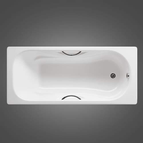 Чугунная ванна Roca Malibu 160x75 см, с ручками 2310G000R