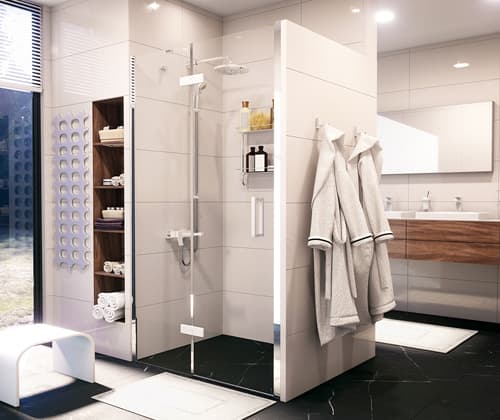 Душевая дверь в нишу WasserKRAFT Aller White 10H05LW 120 см