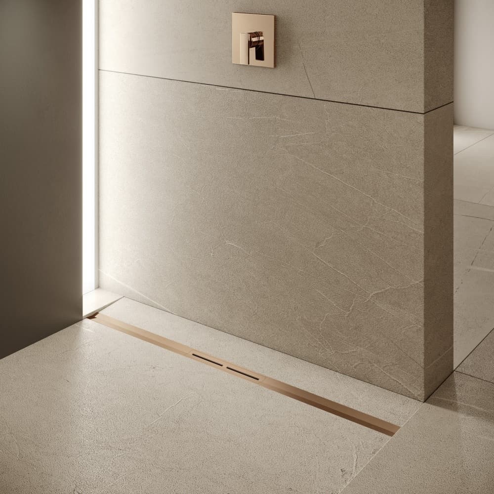 Душевой лоток TECE Drainprofile 670913, красное золото