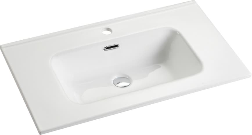 Мебель для ванной Sancos Smart 80 подвесная, белый глянец