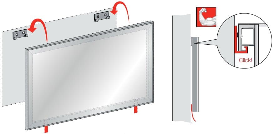 Зеркало Laufen Frame 25 4.4740.4.900.144.1 80х70