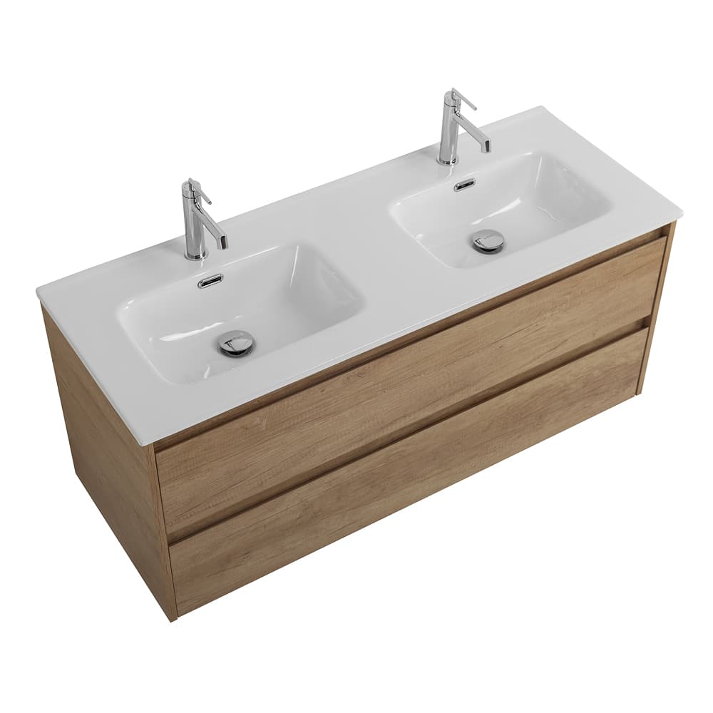 Тумба с раковиной Belbagno Kraft 120 подвесная, Rovere Nebrasca Nature