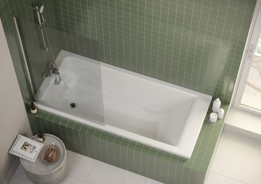 Акриловая ванна Roca Easy 160х70 без каркаса, белый