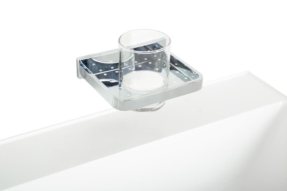 Мебель для ванной BelBagno Vittoria 80 подвесная, 2 ящика, Bianco Lucido (раковина BB800/450-LV-MR-AST)