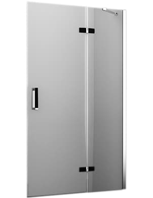 Душевая дверь в нишу WasserKRAFT Aller 10H05RB black matt, 120 см