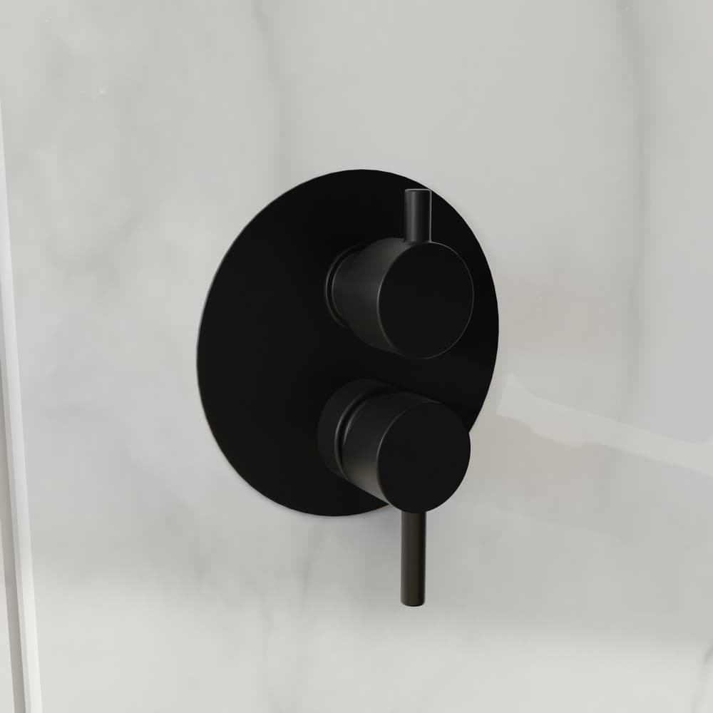 Душевая система RGW Shower Panels SP-52B встраиваемая, черная