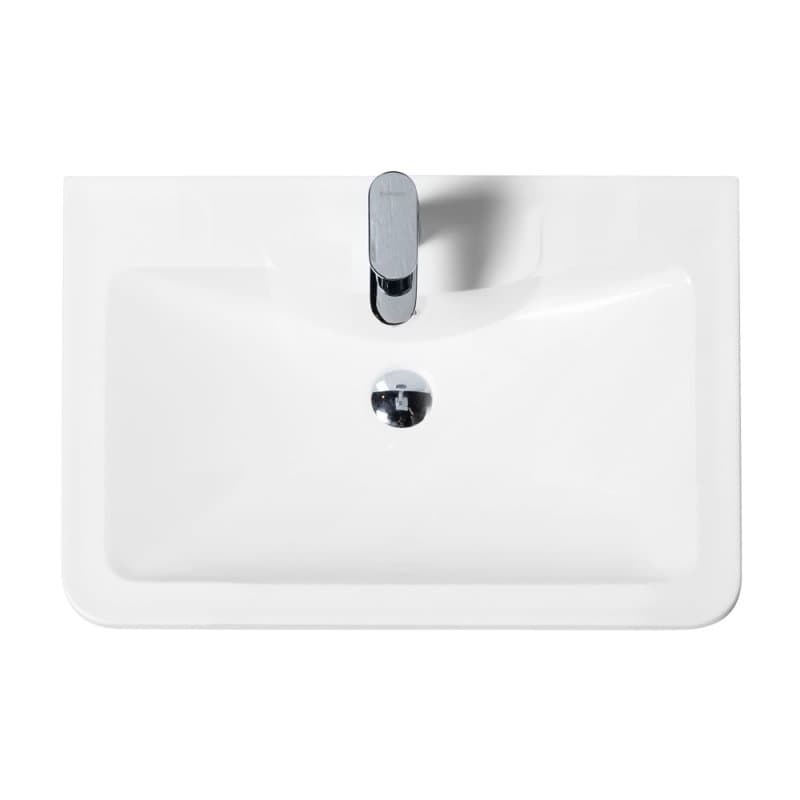 Мебельная раковина BelBagno BB700/455-LV-MR-ALR белая