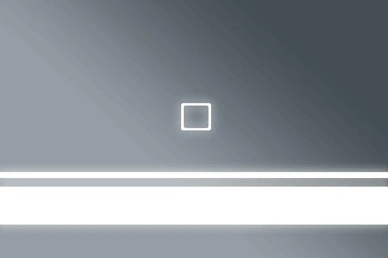 Зеркало Бриклаер Эстель-1 100 с подсветкой LED, сенсор на зеркале