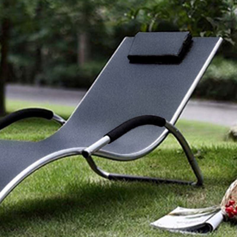 Шезлонг Afina Garden Грация MC-3039GA Silver/Black