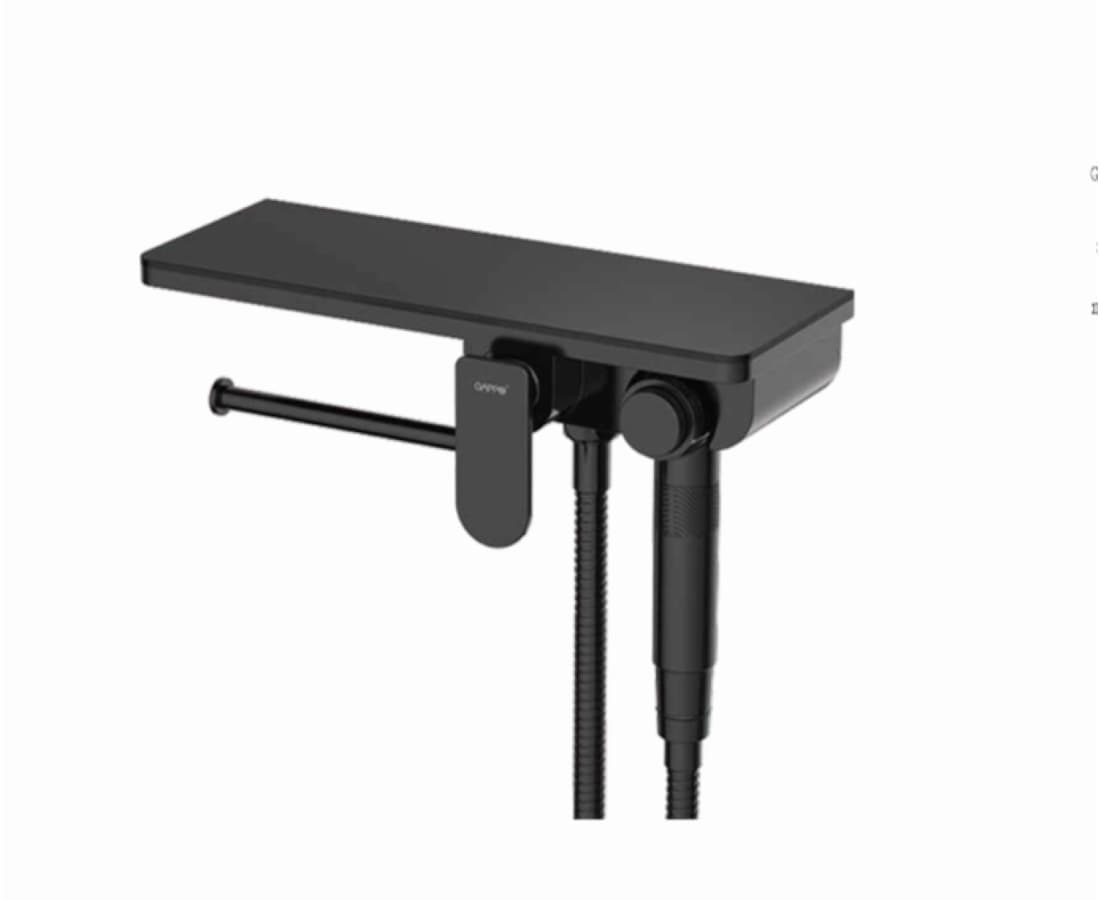 Гигиенический душ Gappo G7295-16 со смесителем, черный