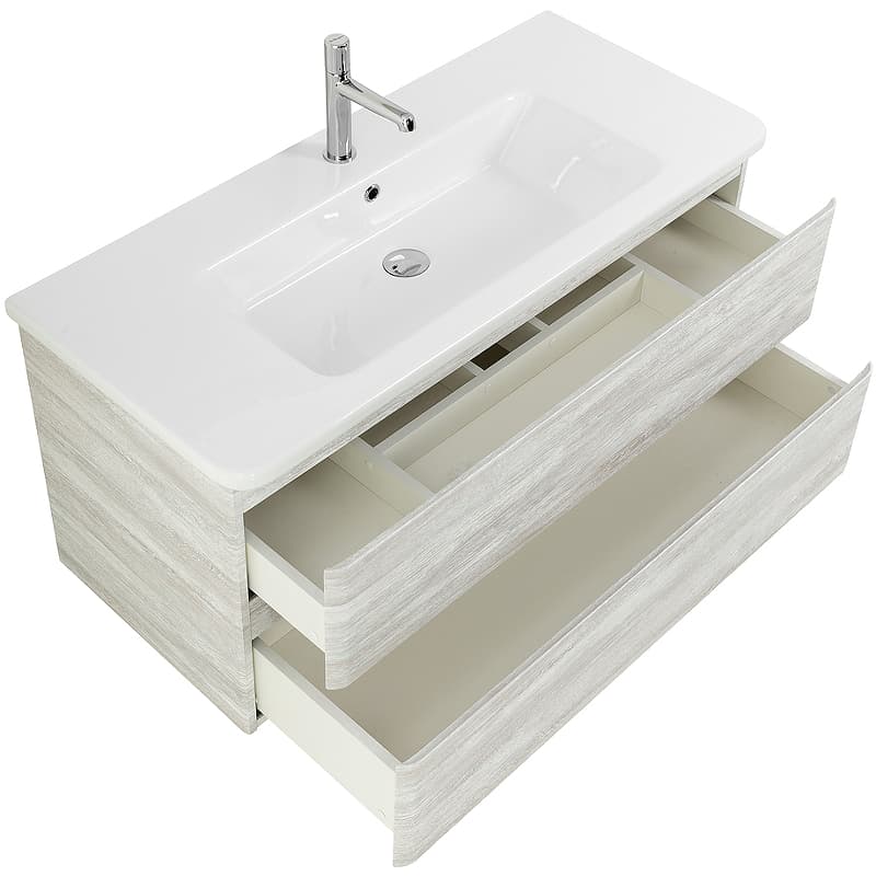 Мебель для ванной BelBagno Albano-Cer 105 подвесная, Rovere Vintage Bianco