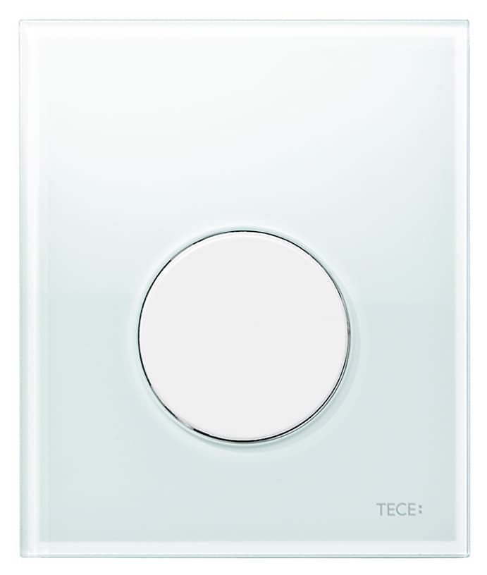 Кнопка смыва TECE Loop Urinal 9242650 белое стекло